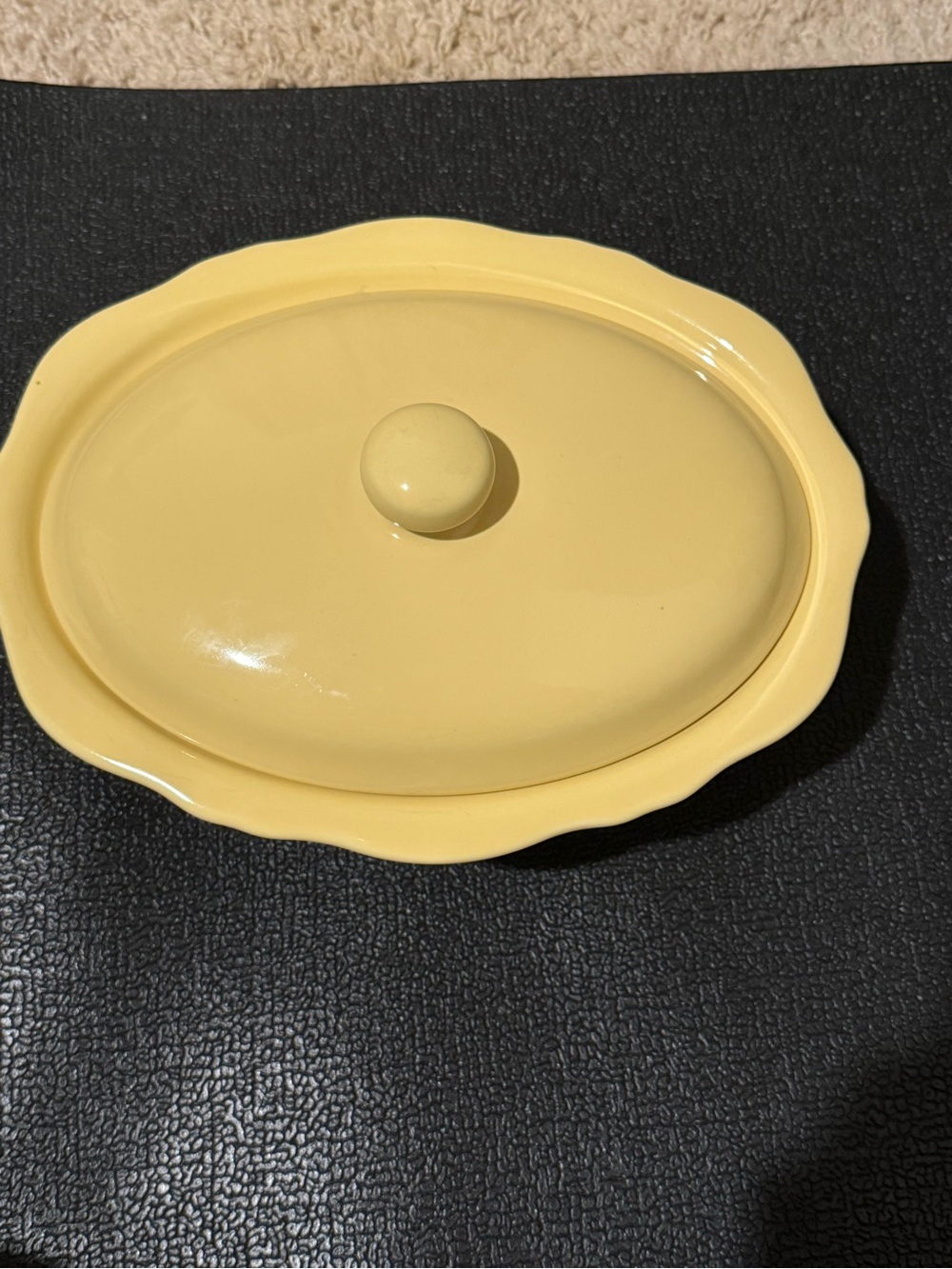 Southern living at home Gail Pittman hospitality yellow covered oval casserole
